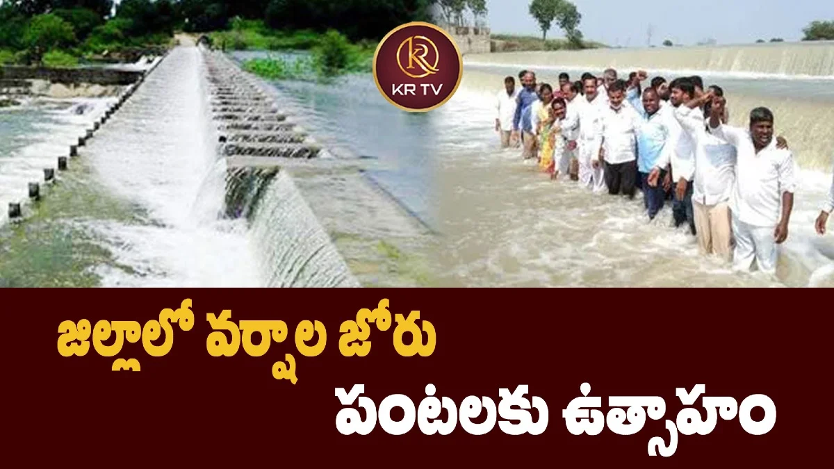 జిల్లాలో వర్షాల జోరు – పంటలకు ఉత్సాహం